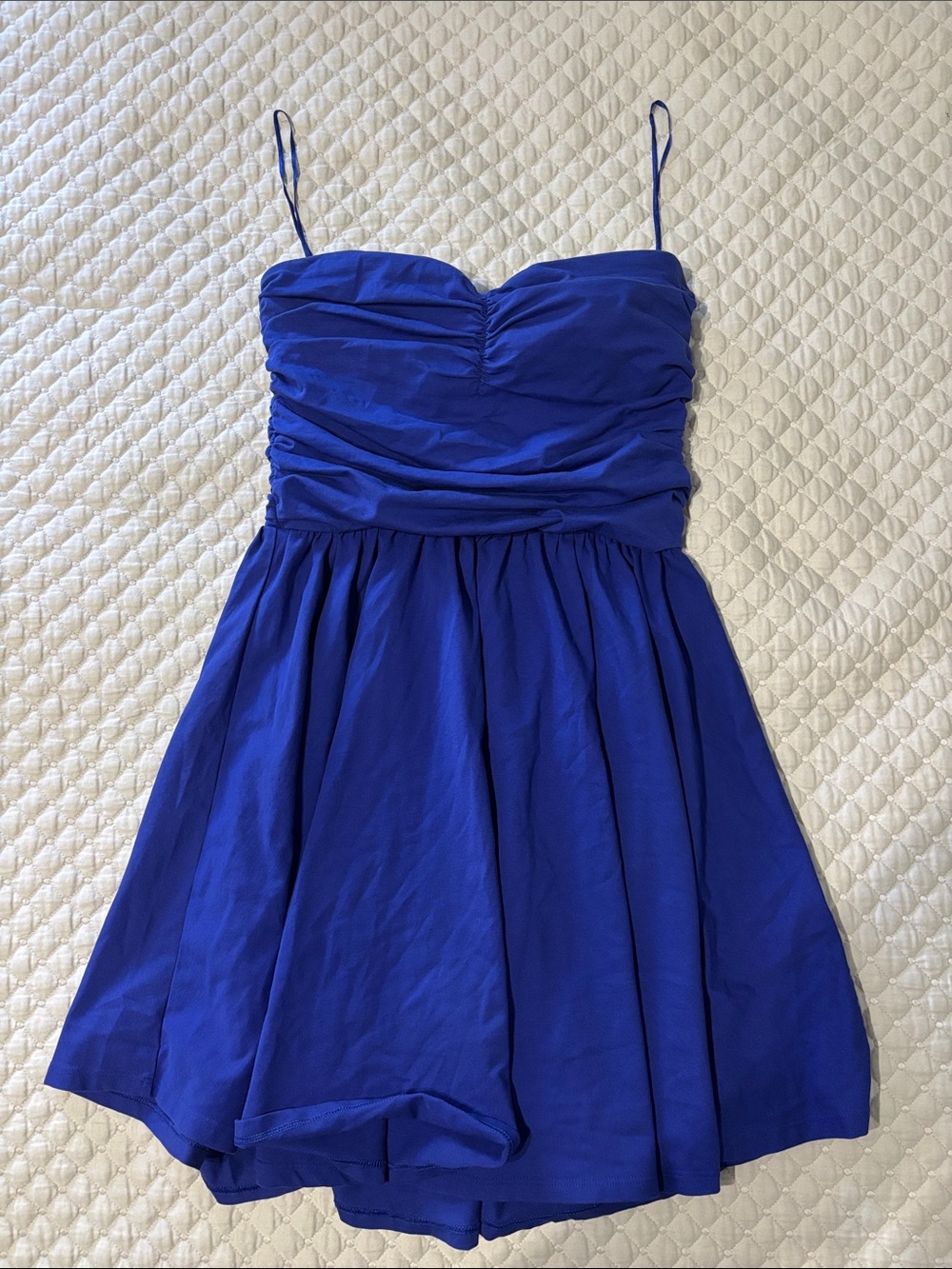 Bright Royal Blue Spaghetti Strap Sundress